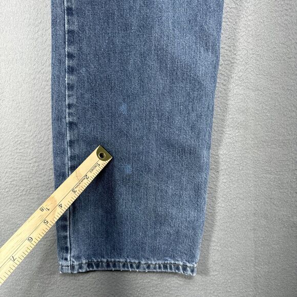 Carhartt Jeans Mens 34x34 Blue Straight Relaxed American‎ Cowboy Workwear Denim - Picture 2 of 12